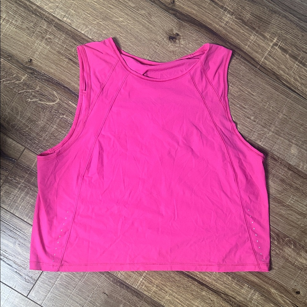 Lululemon Athletica Vibrant Pink Tank Top